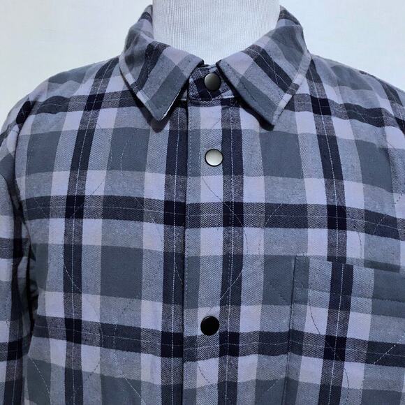 And Now This NWT Plaid Shirt Jacket Men XL - Picture 3 of 13